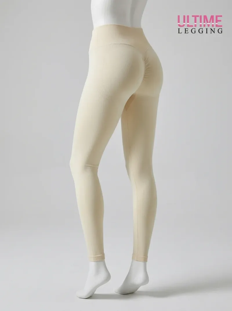 Legging taille haute nylon anti-cellulite gainant sport