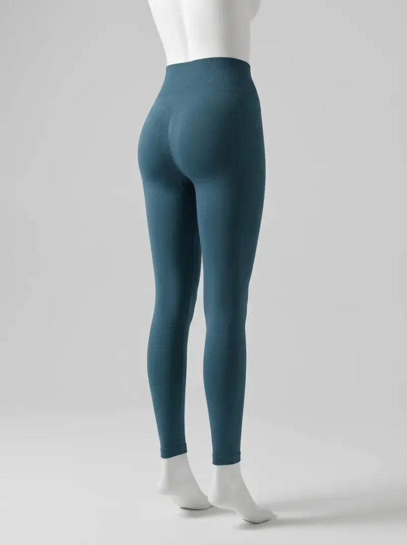 Legging taille haute nylon anti-cellulite gainant sport