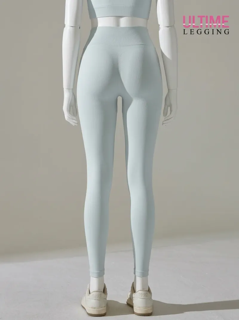 Legging taille haute nylon anti-cellulite gainant sport