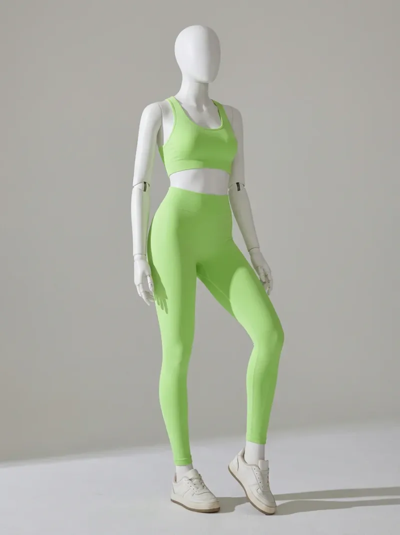 Legging taille haute nylon anti-cellulite gainant sport