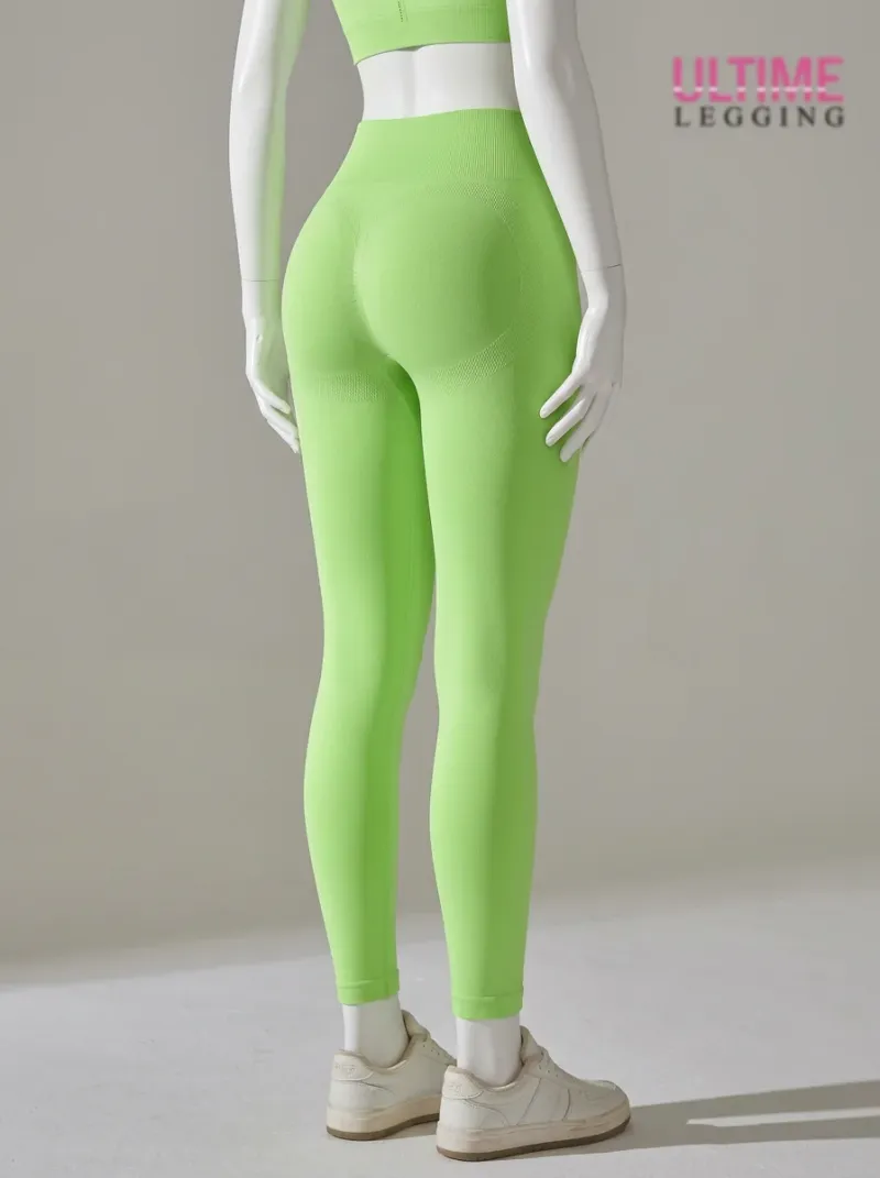 Legging taille haute nylon anti-cellulite gainant sport