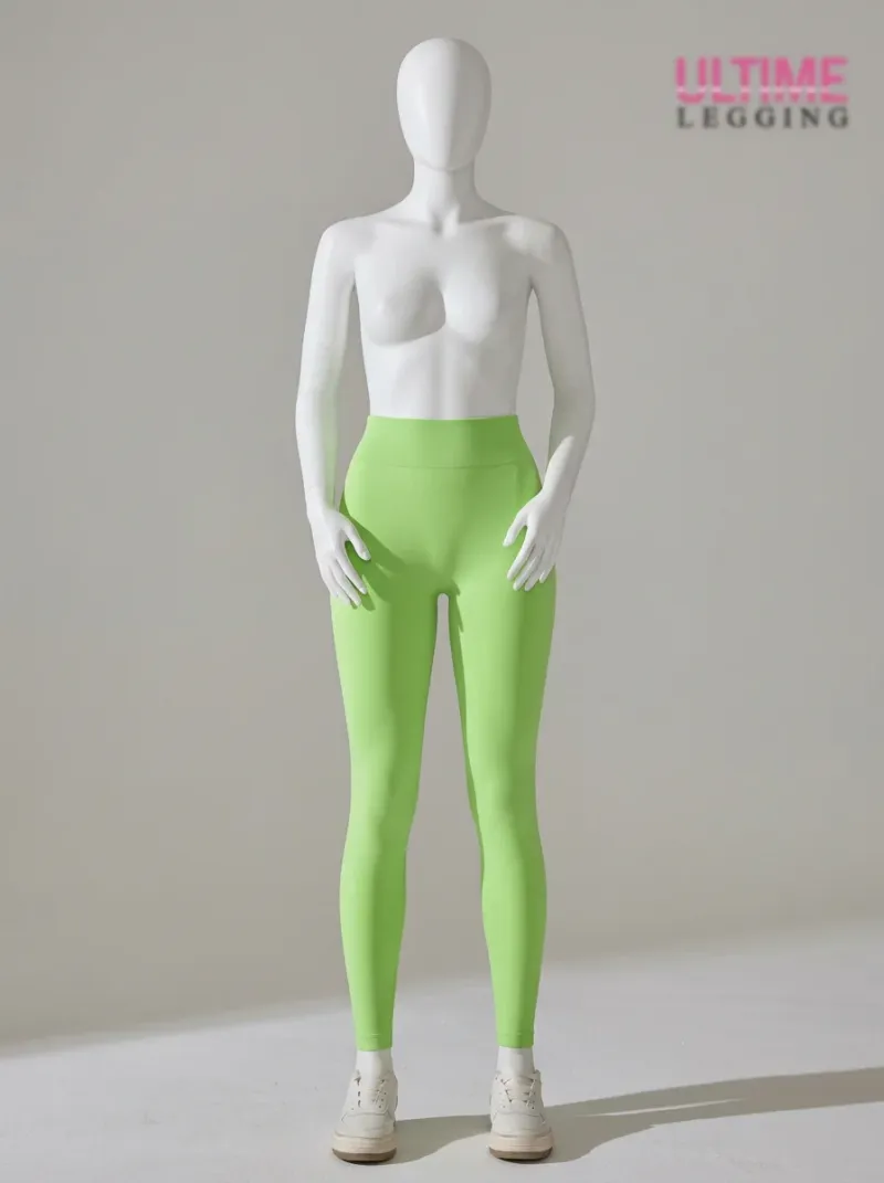 Legging taille haute nylon anti-cellulite gainant sport
