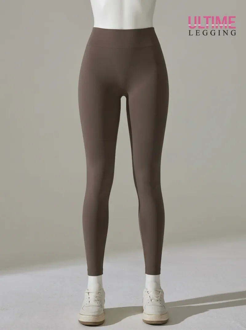 Legging taille haute nylon anti-cellulite gainant sport