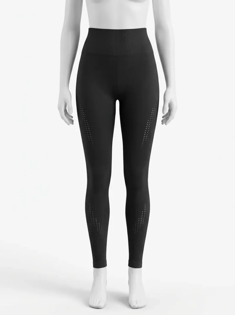 Legging taille haute nylon compression athlétique femme