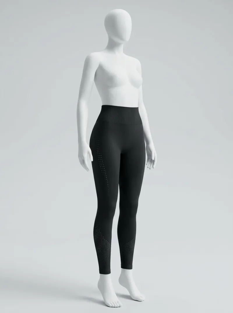 Legging taille haute nylon compression athlétique femme