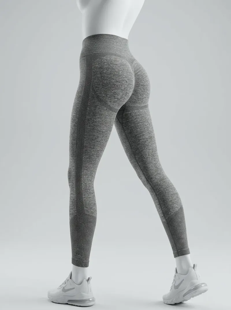 Legging taille haute nylon compression athlétique femme
