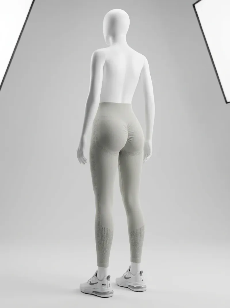 Legging taille haute nylon compression athlétique femme