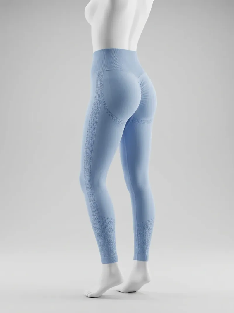 Legging taille haute nylon compression athlétique femme