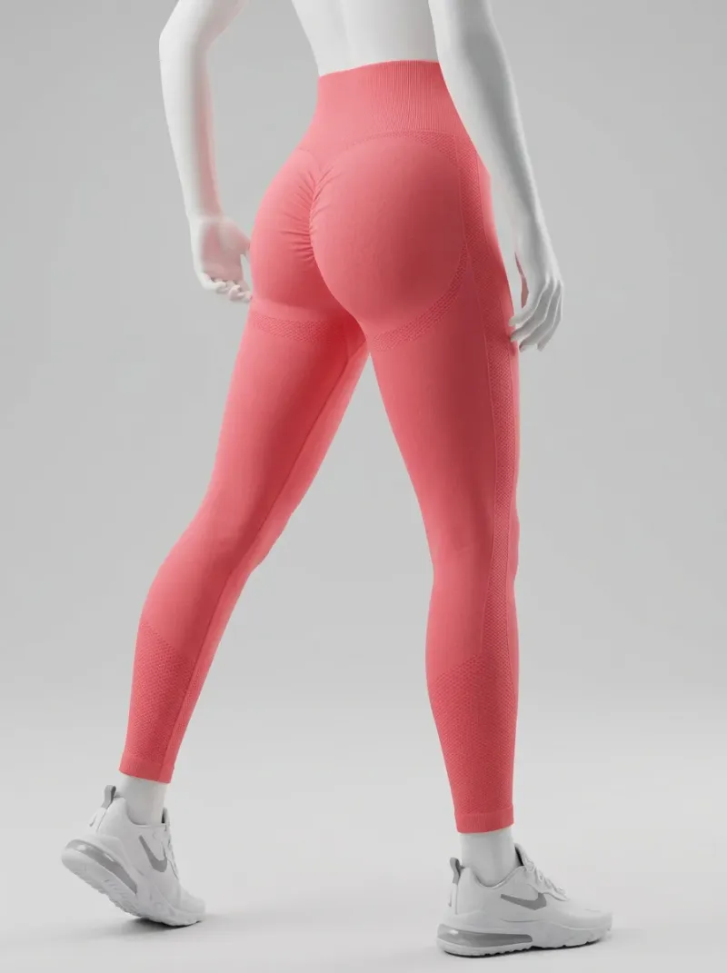 Legging taille haute nylon compression athlétique femme