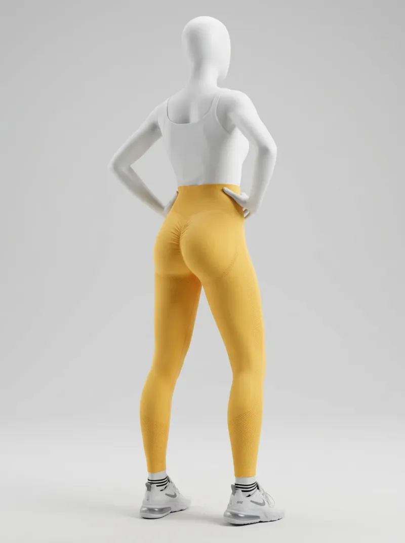 Legging taille haute nylon compression athlétique femme