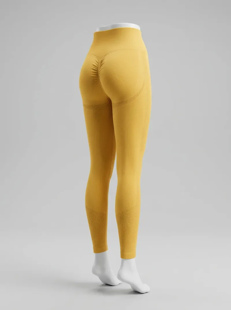 Legging taille haute nylon compression athlétique femme