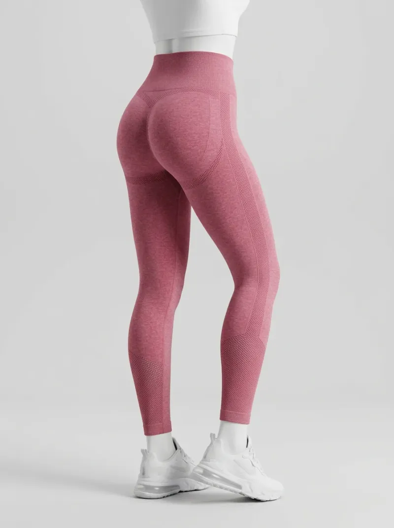Legging taille haute nylon compression athlétique femme