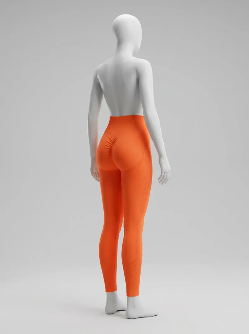 Legging taille haute nylon compression athlétique femme
