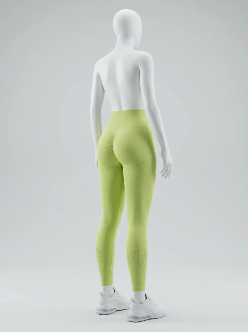 Legging taille haute nylon compression athlétique femme