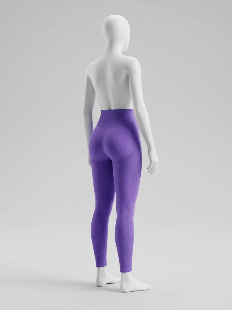 Legging taille haute nylon compression athlétique femme