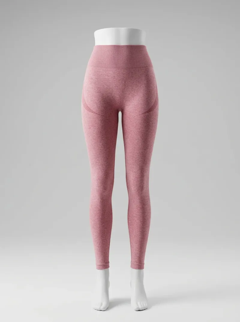 Legging taille haute élastique push up fitness femme