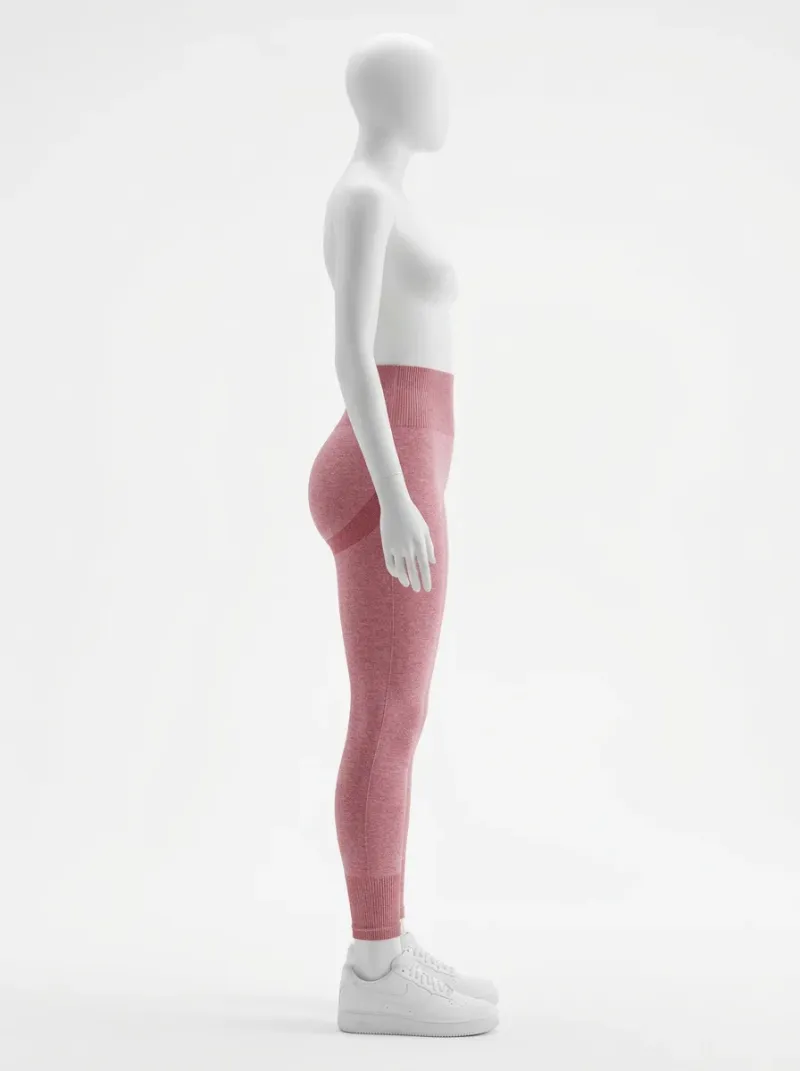 Legging taille haute élastique push up fitness femme