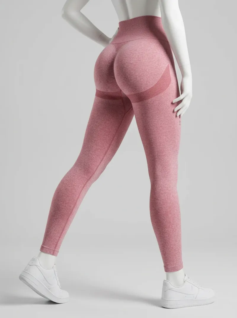 Legging taille haute élastique push up fitness femme