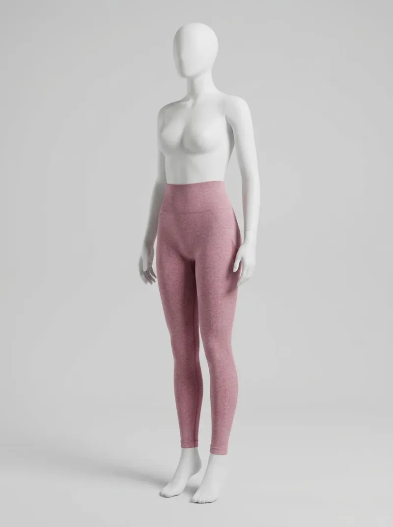 Legging taille haute élastique push up fitness femme