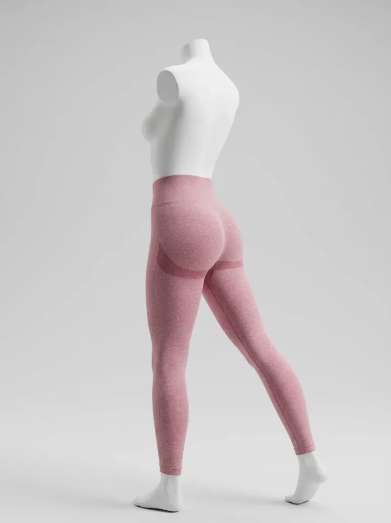 Legging taille haute élastique push up fitness femme