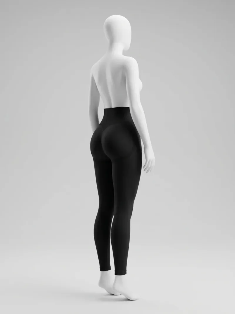Legging taille haute élastique push up fitness femme