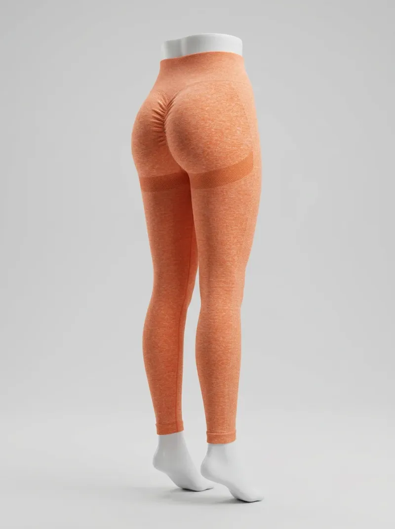 Legging taille haute élastique push up fitness femme