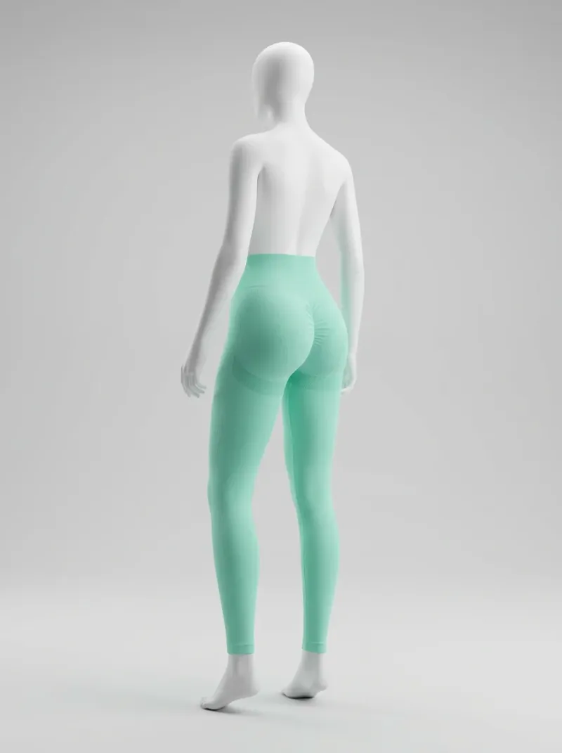 Legging taille haute élastique push up fitness femme