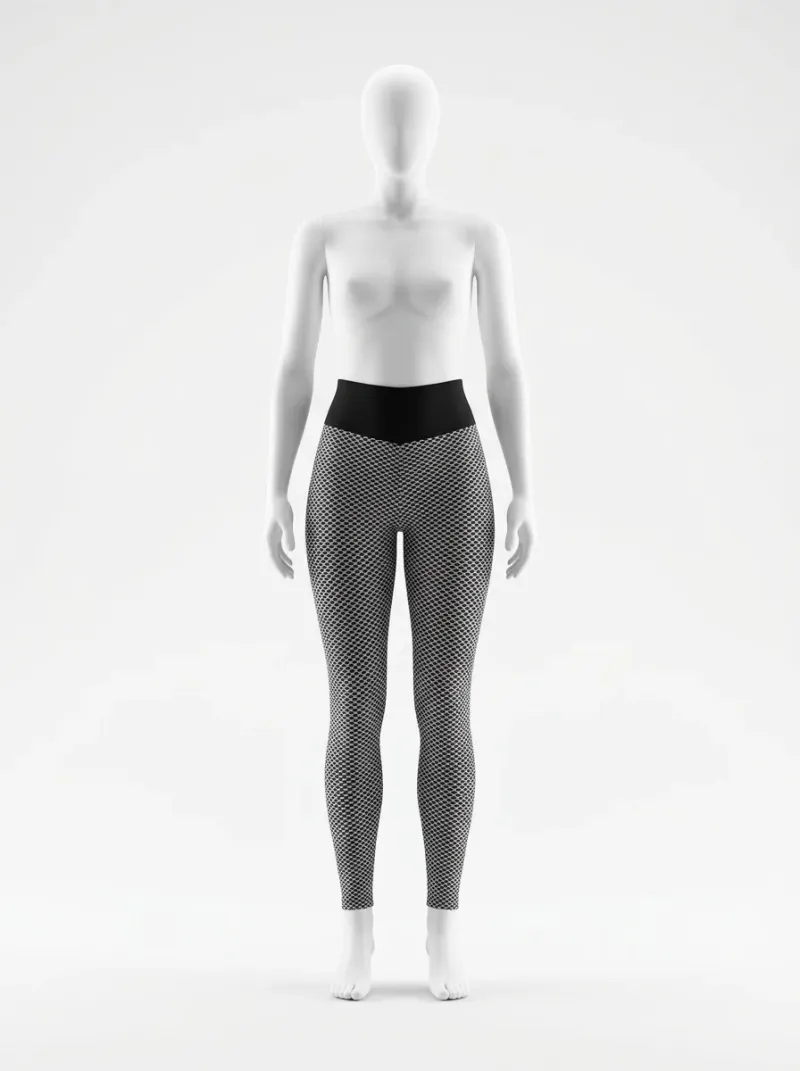 Legging taille haute polyester sport push up galbant