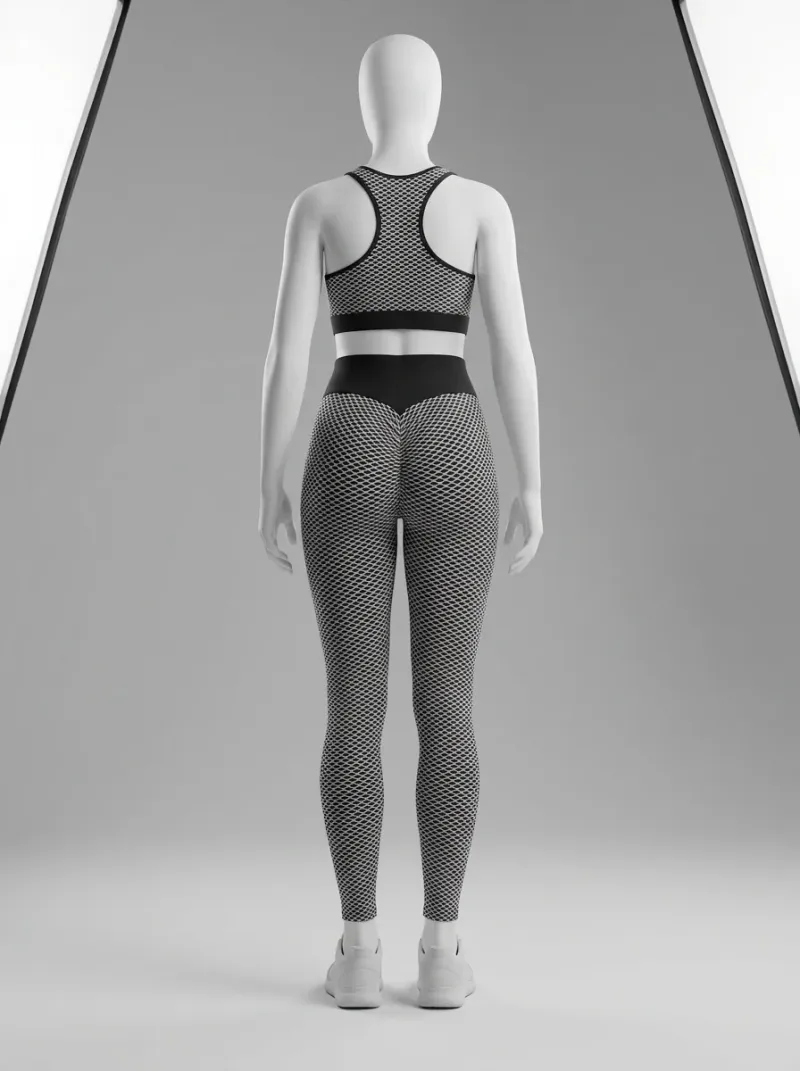 Legging taille haute polyester sport push up galbant