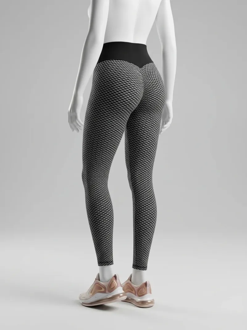 Legging taille haute polyester sport push up galbant