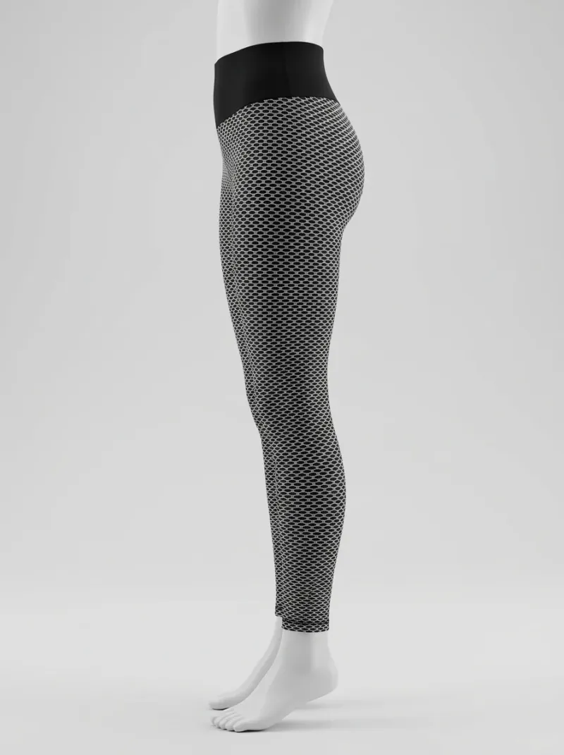 Legging taille haute polyester sport push up galbant