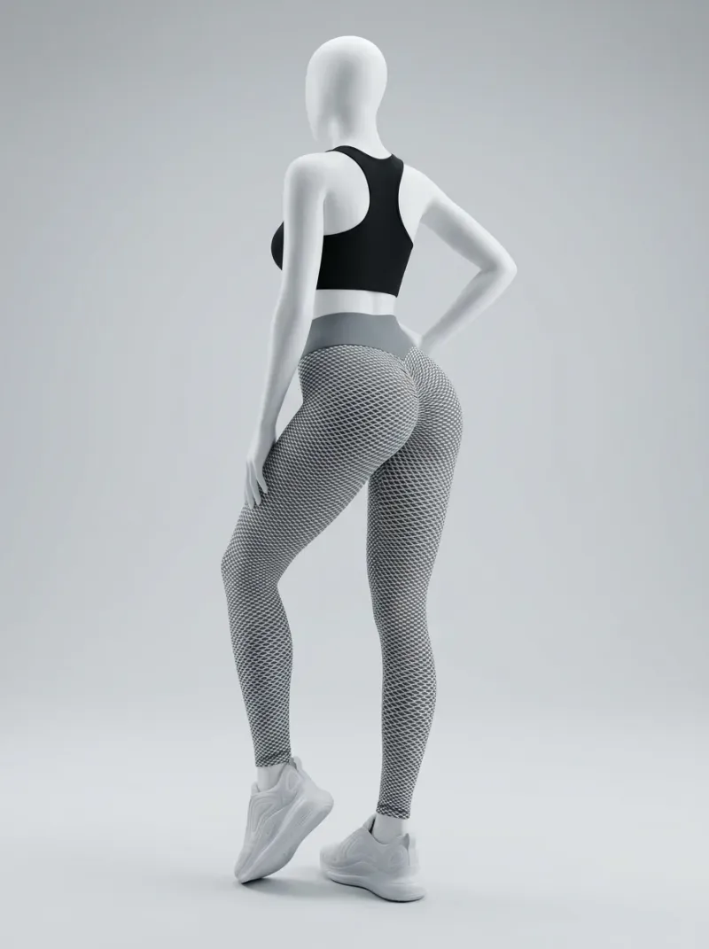 Legging taille haute polyester sport push up galbant