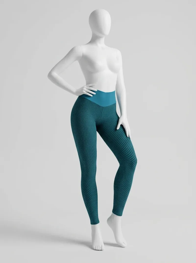 Legging taille haute polyester sport push up galbant