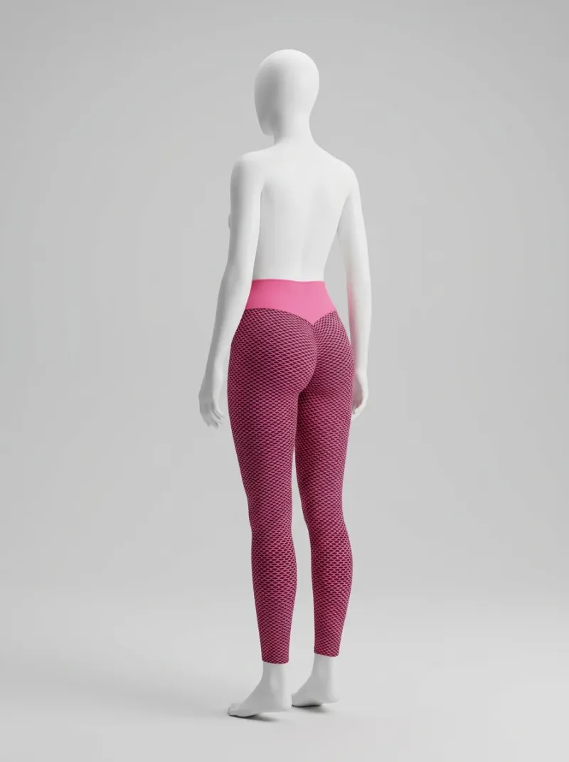 Legging taille haute polyester sport push up galbant