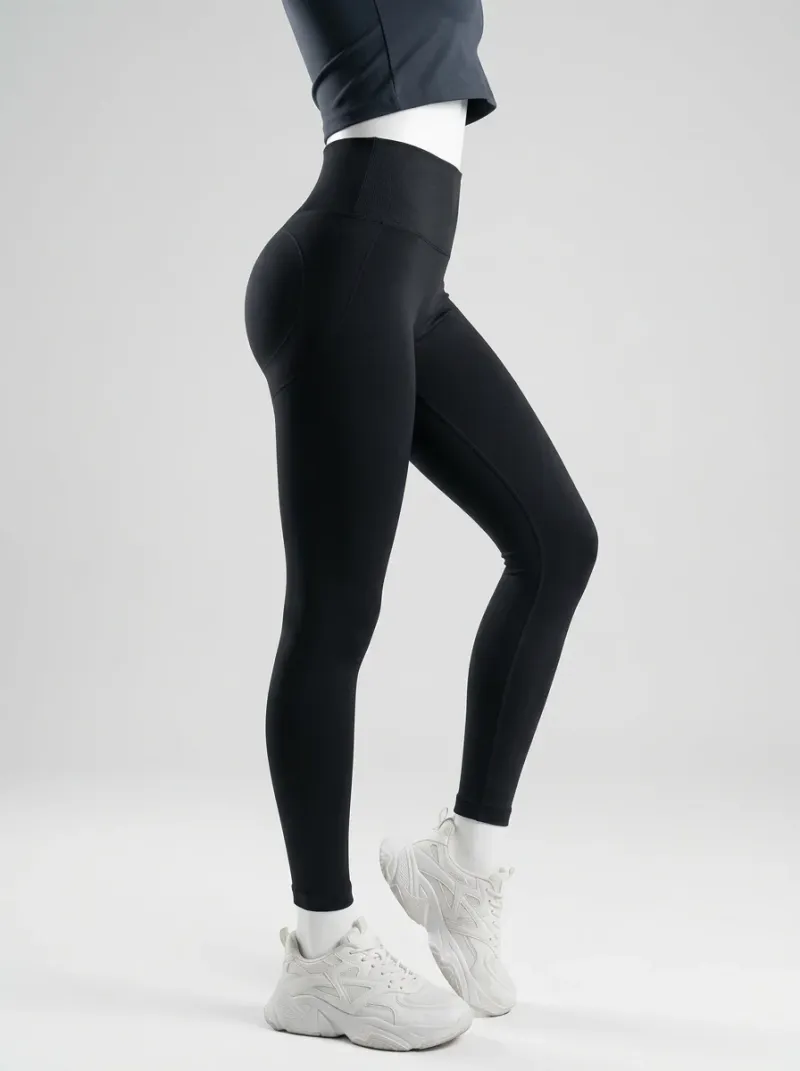 Legging taille haute sport nylon push up sculptant