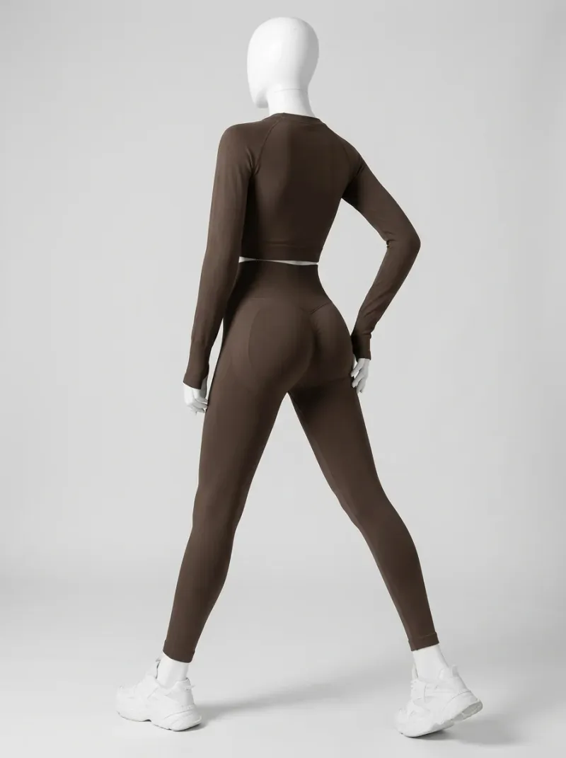 Legging taille haute sport nylon push up sculptant