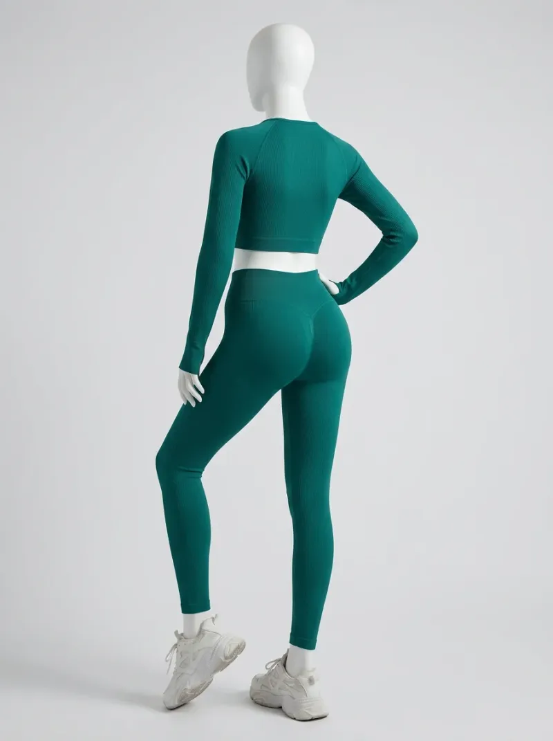 Legging taille haute sport nylon push up sculptant