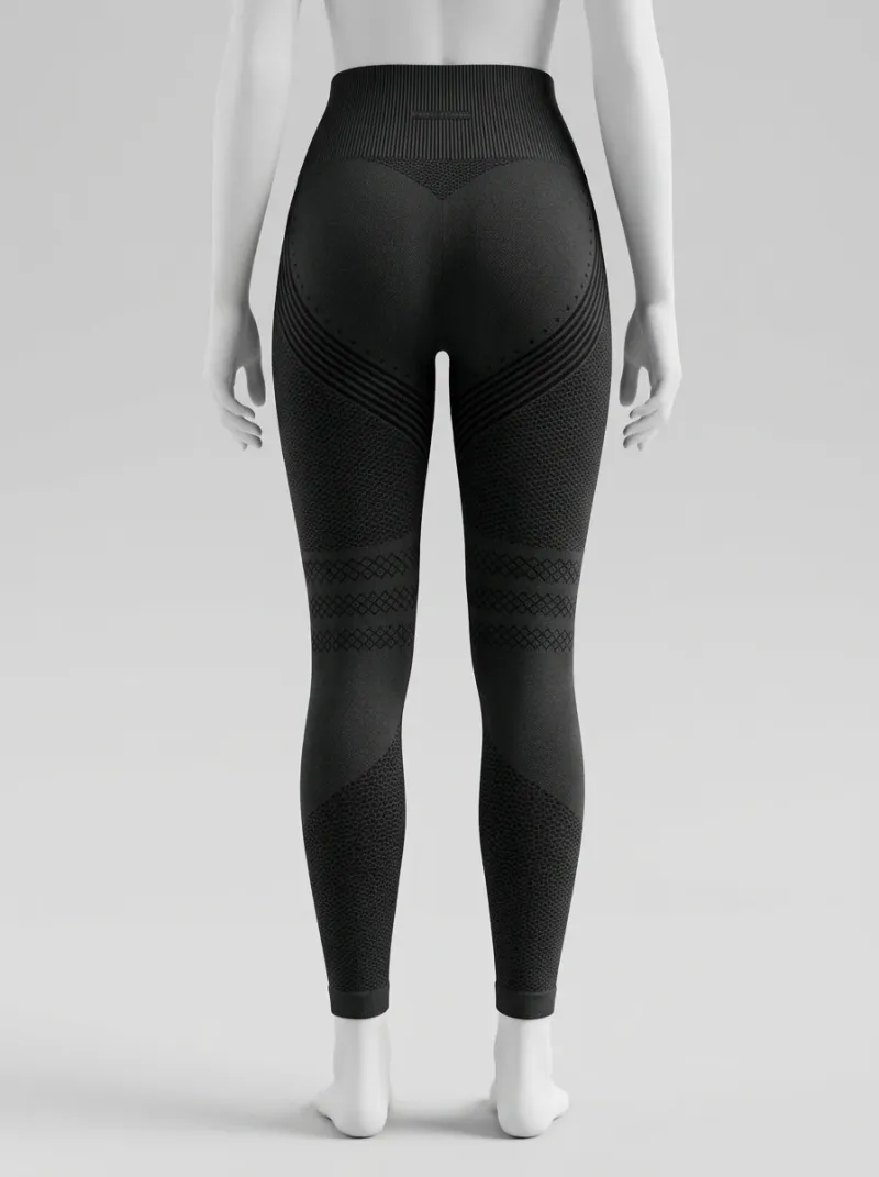 Legging taille haute sculptant motif 3D sport stretch