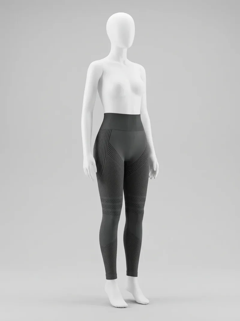 Legging taille haute sculptant motif 3D sport stretch