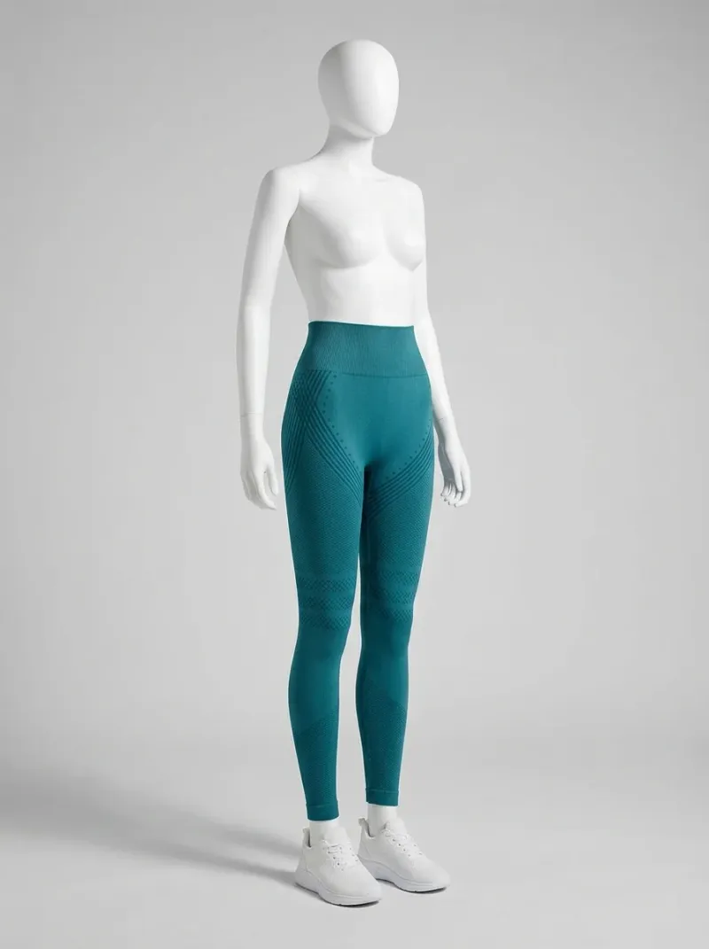 Legging taille haute sculptant motif 3D sport stretch