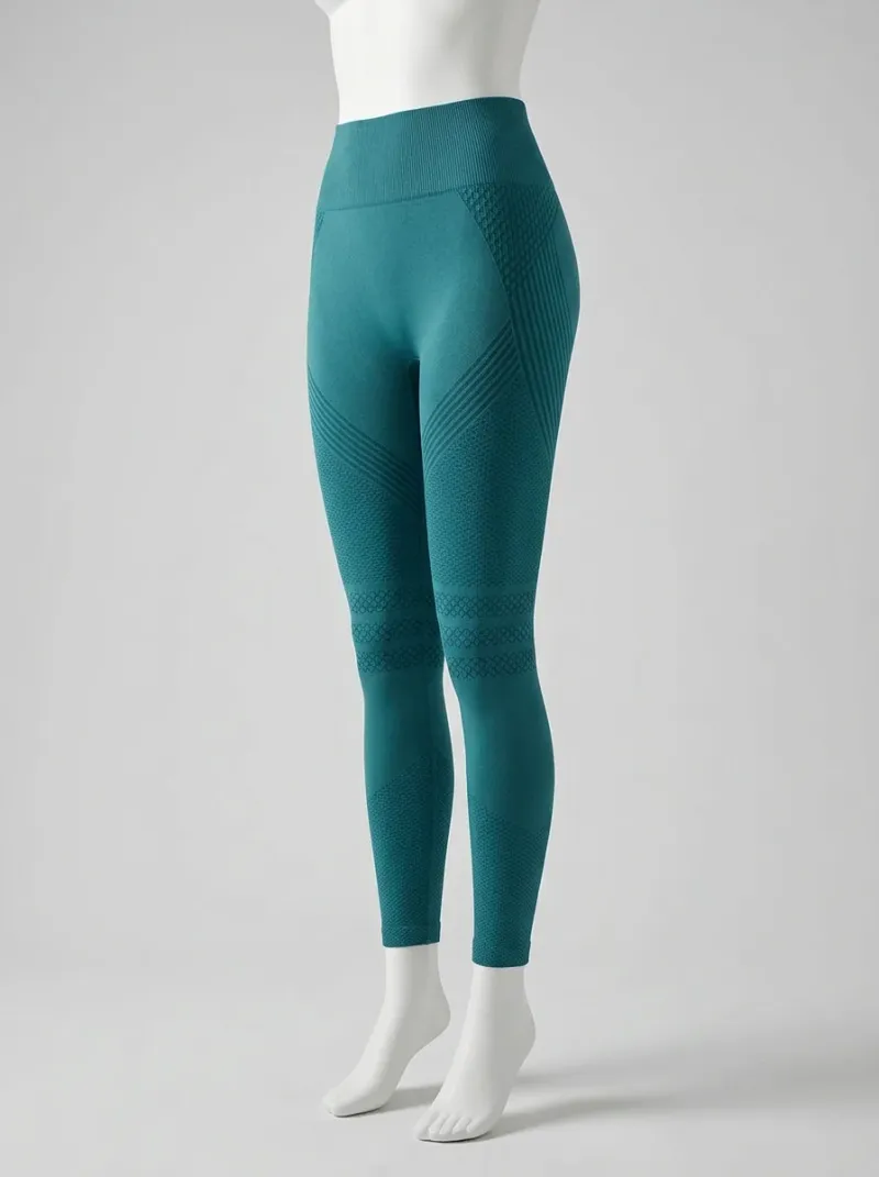 Legging taille haute sculptant motif 3D sport stretch