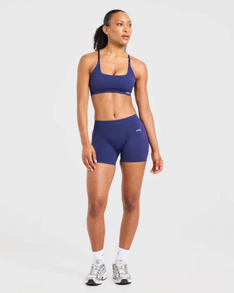 Enhance Seamless Sports Bra - Storm Blue