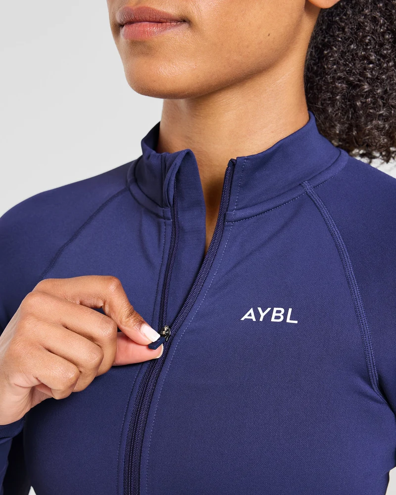 Enhance Seamless Jacket - Storm Blue