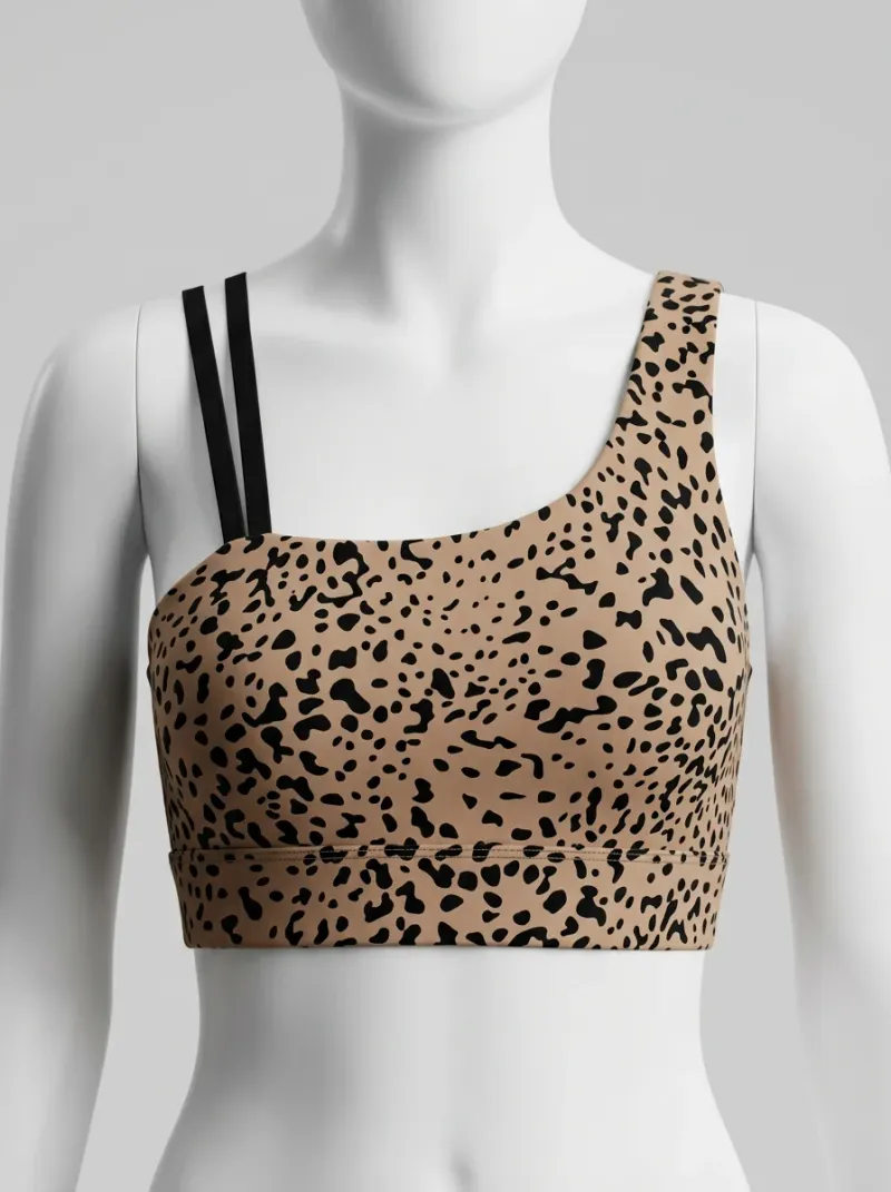 Legging leopard coton elasthanne ensemble sport femme