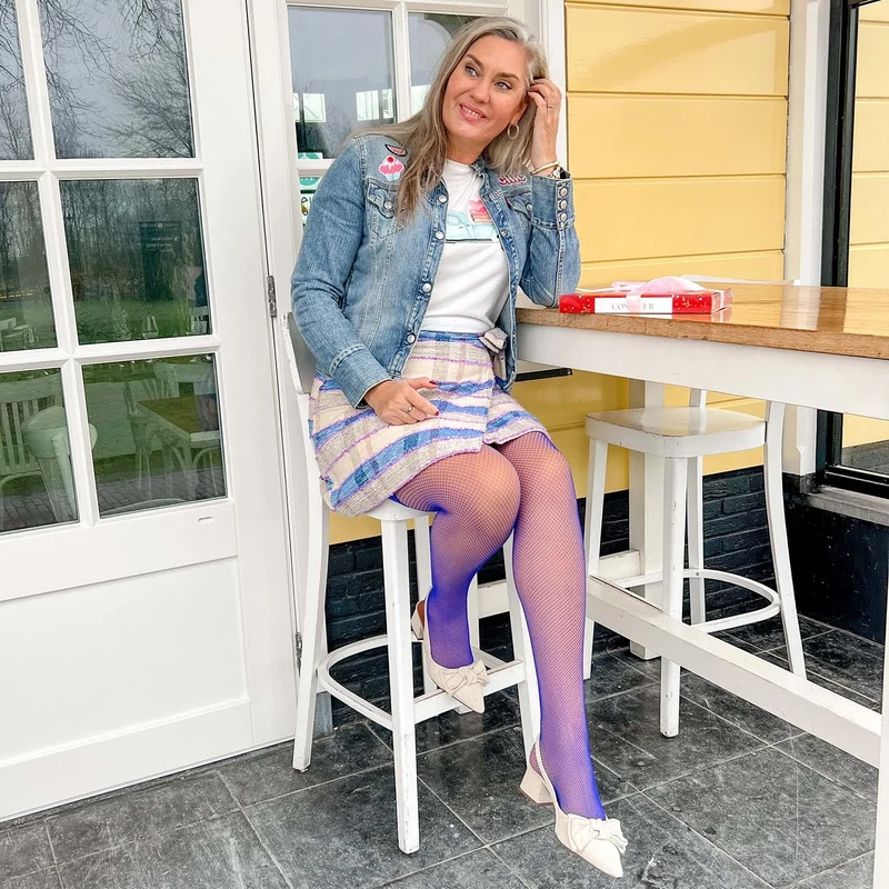 Thighs the Limit Fishnets - Arabesque