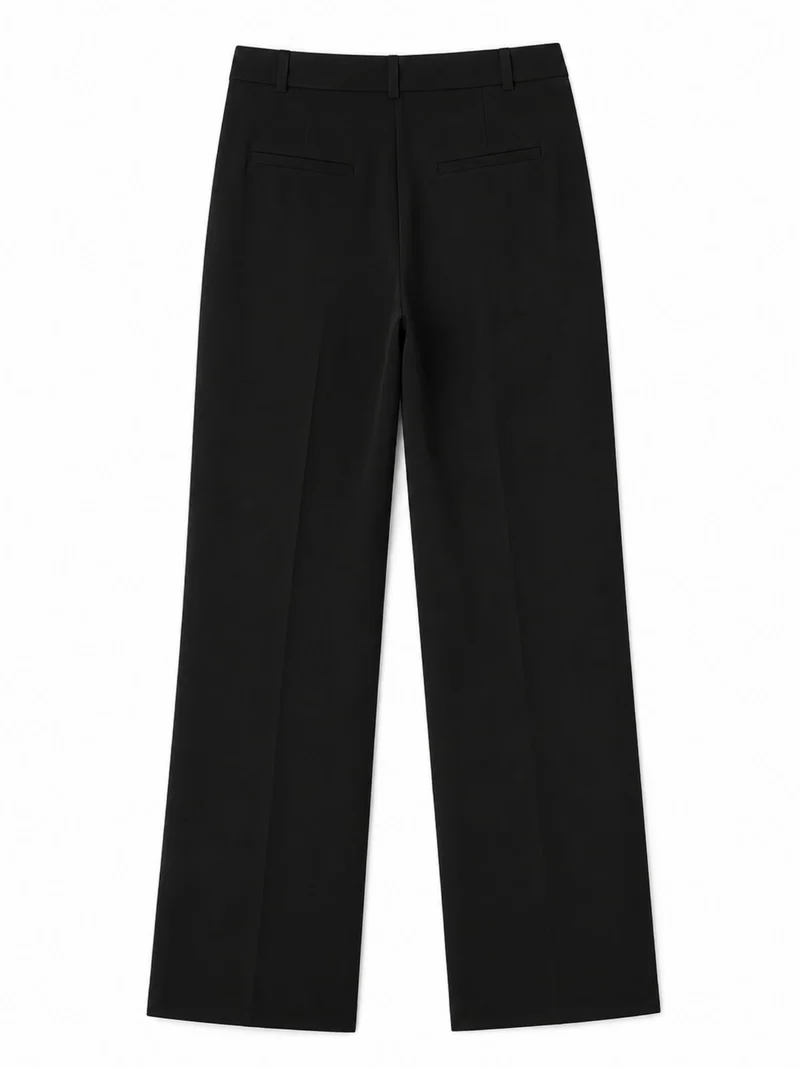 Bogilvy - LIV 2.0. - Damenstoffhose mit weichem Griff, Mid-Waist, Black