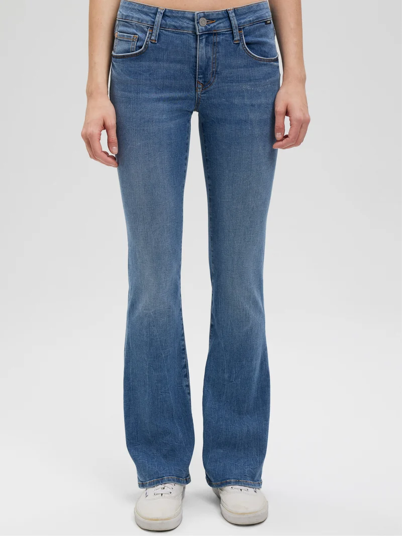 MAVI - Bella, Mid-Waist, Slim Bootcut, Dark Brushed STR