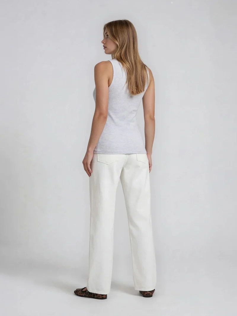LTB - MARIAM, Wide Leg, Super Light Denim, High Waist, Ivory White Wash