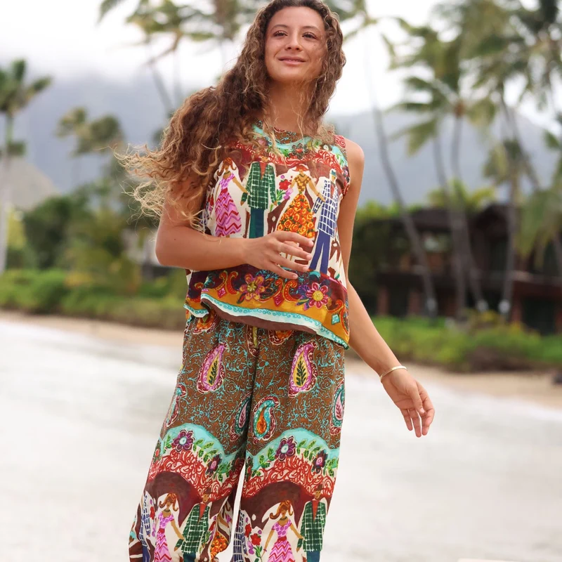Pantalon large court - Jitterbug