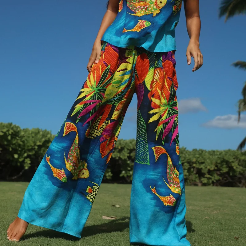 Pantalon long à jambes larges - Montego Bay